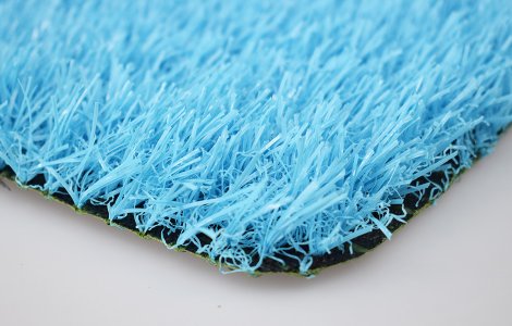 RAINBOW COLOR ARTIFICLAL GRASS LIGHT BLUE